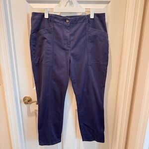 Woman's Navy Blue Pants, Size 14R, Boden